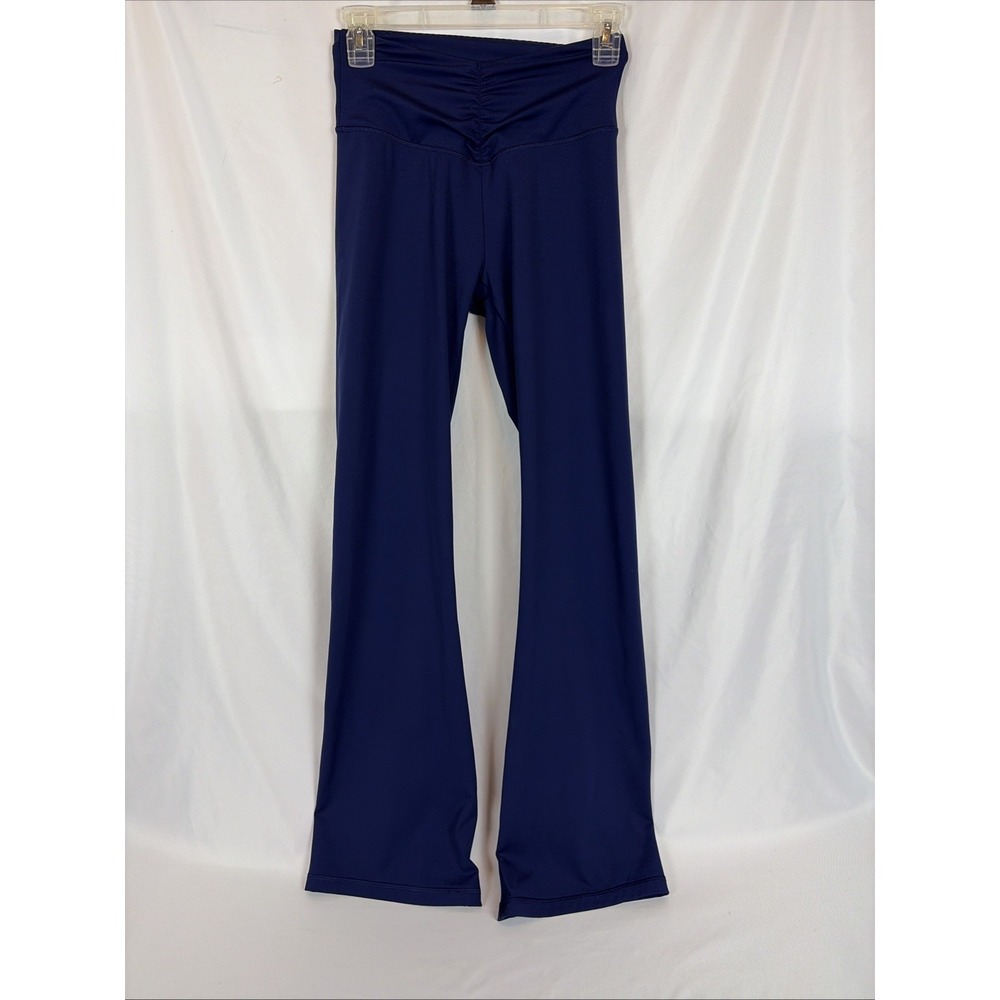 Victoria's Secret On Point Live Flare Leg Pants Navy Blue Stretchy Small